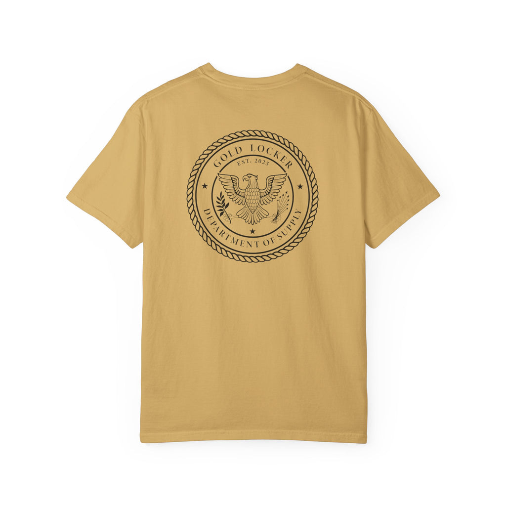 Gold Locker Seal T-Shirt Cutom T Shirt
