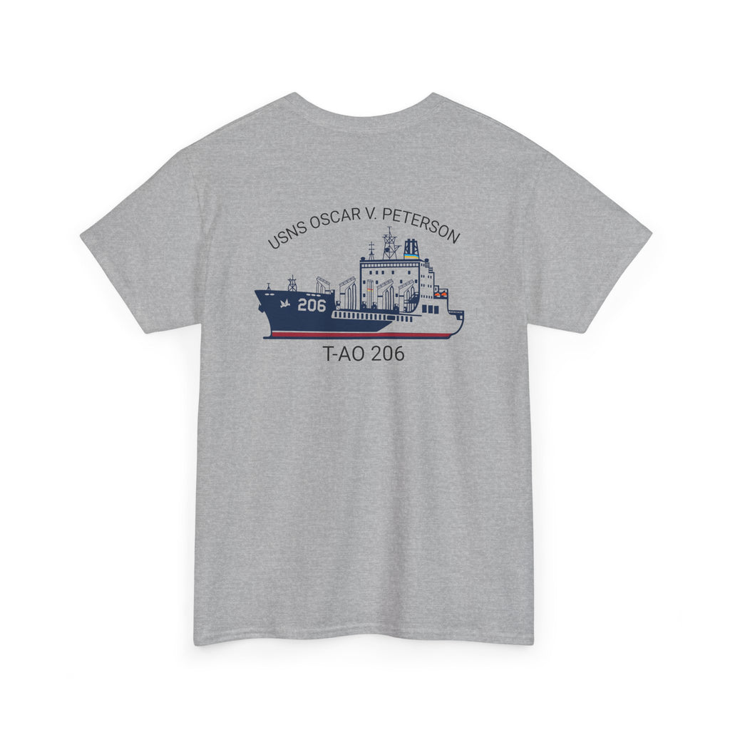 USNS OSCAR V. PETERSON (T-AO 206) Graphic T Shirt