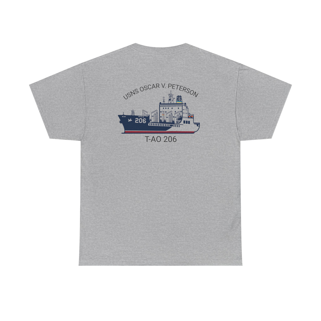 USNS OSCAR V. PETERSON (T-AO 206) Graphic T Shirt