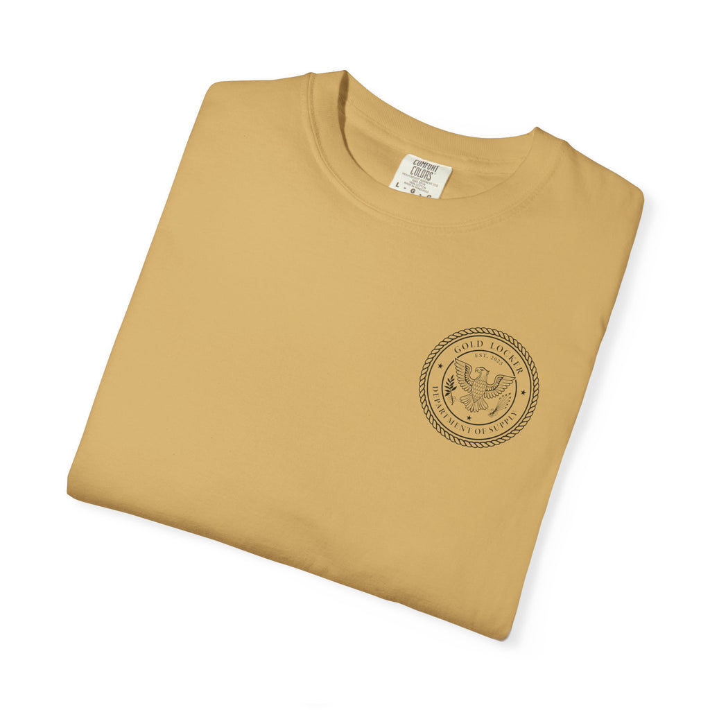 Gold Locker Seal T-Shirt Cutom T Shirt