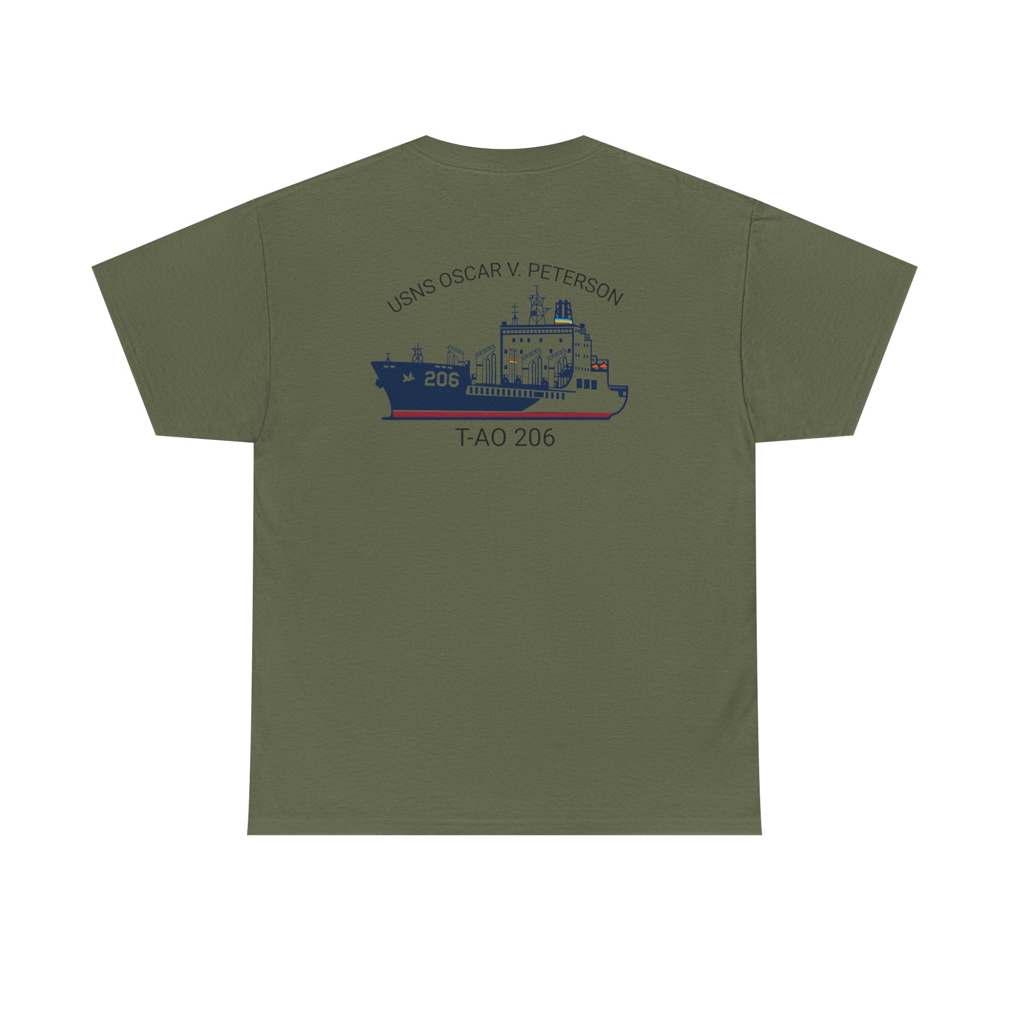 USNS OSCAR V. PETERSON (T-AO 206) Graphic T Shirt