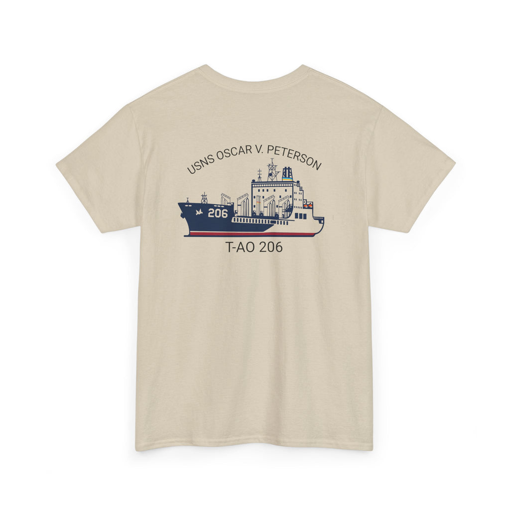 USNS OSCAR V. PETERSON (T-AO 206) Graphic T Shirt