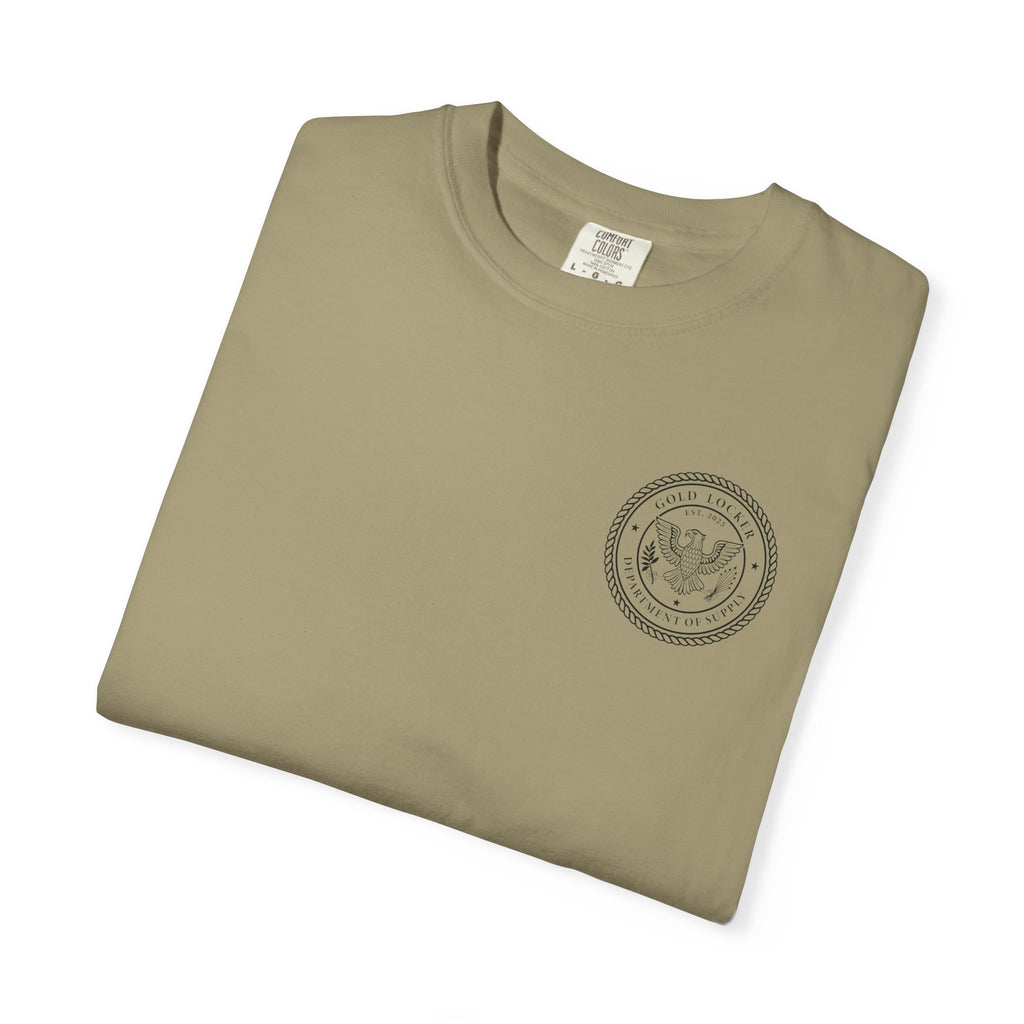 Gold Locker Seal T-Shirt Cutom T Shirt