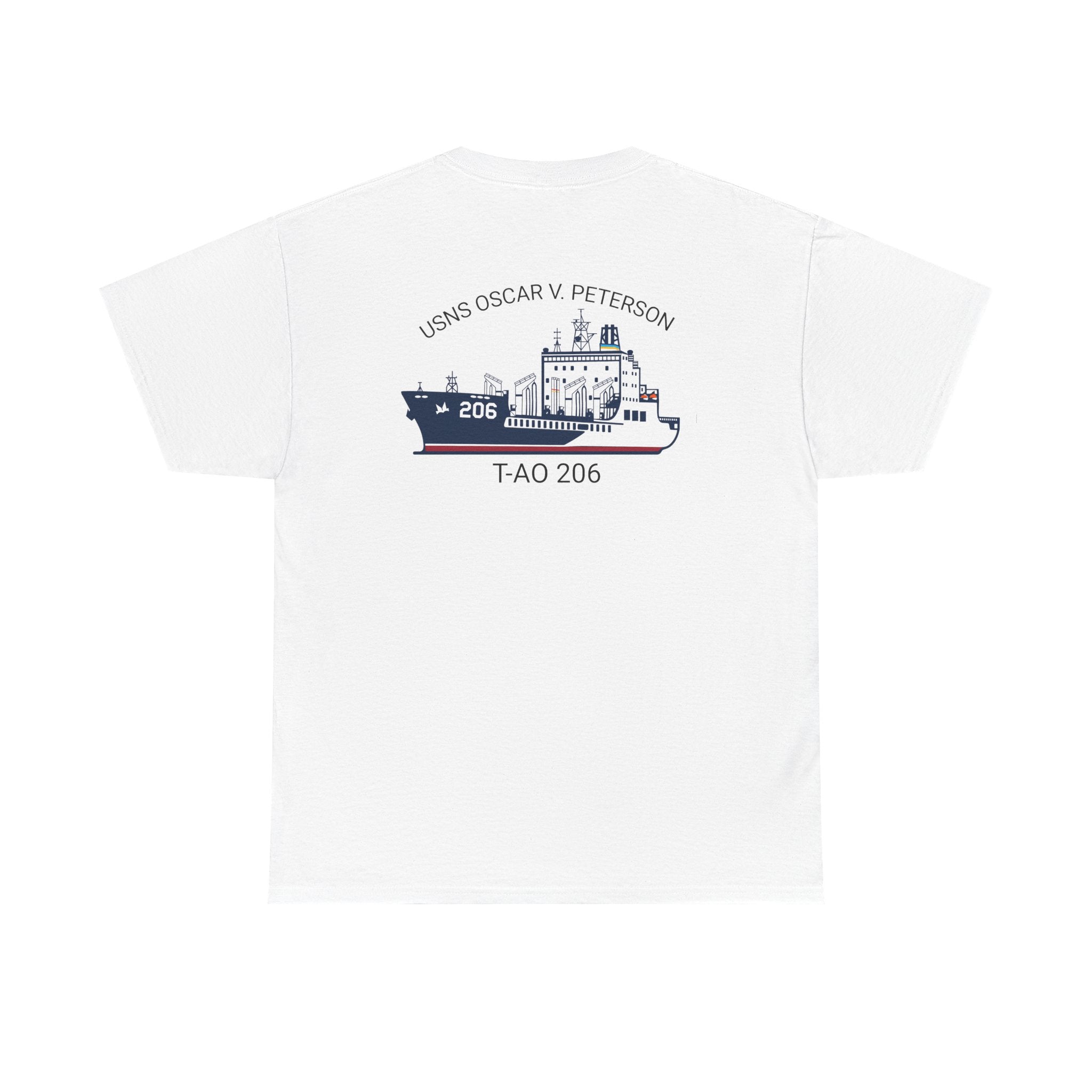 USNS OSCAR V. PETERSON (T-AO 206) Graphic T Shirt