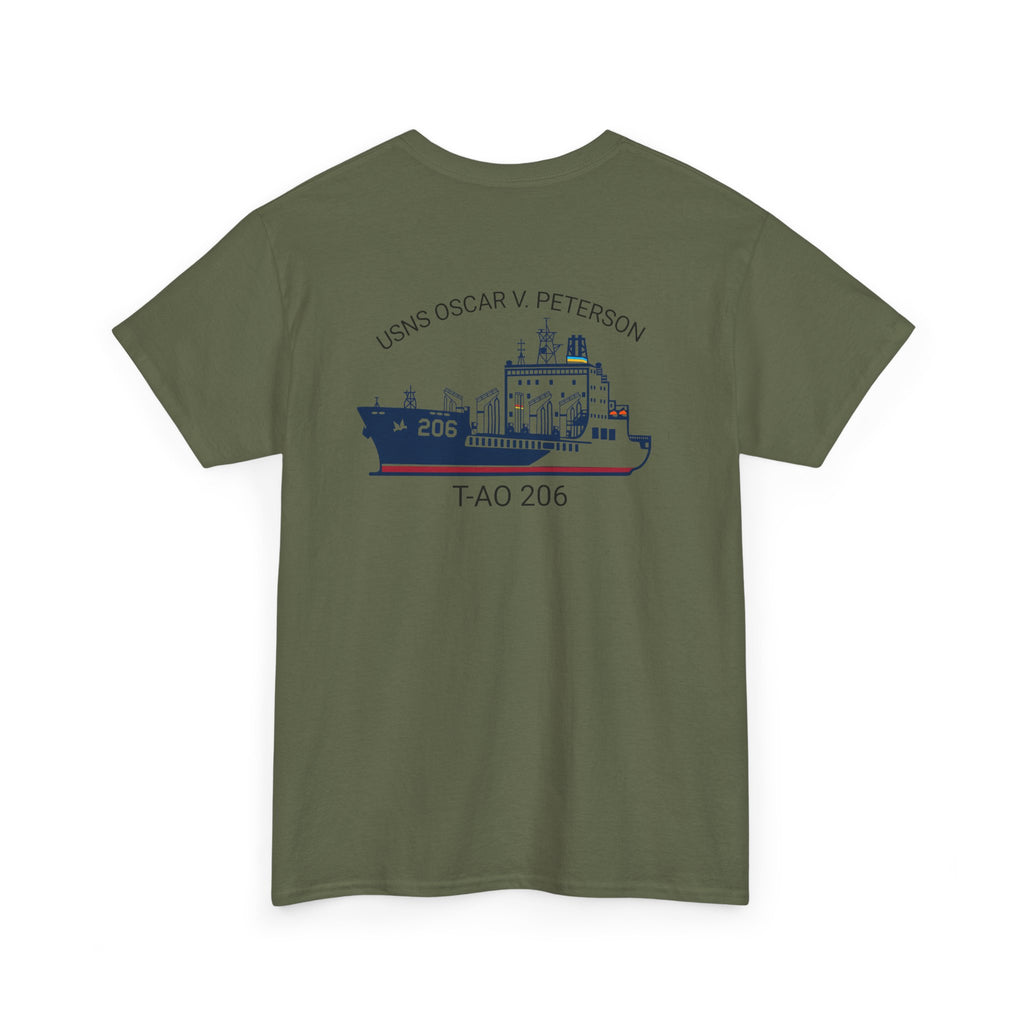 USNS OSCAR V. PETERSON (T-AO 206) Graphic T Shirt