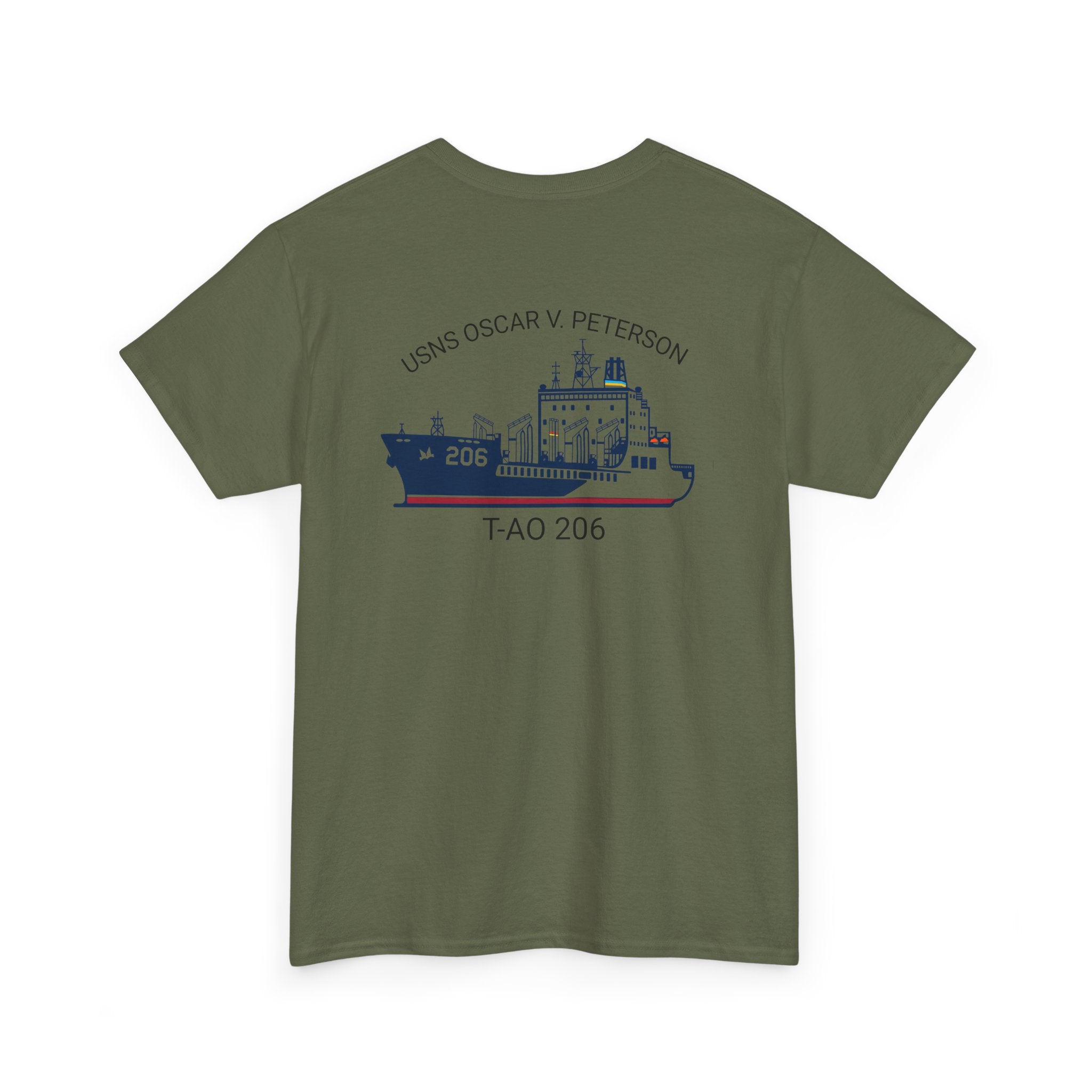 USNS OSCAR V. PETERSON (T-AO 206) Graphic T Shirt